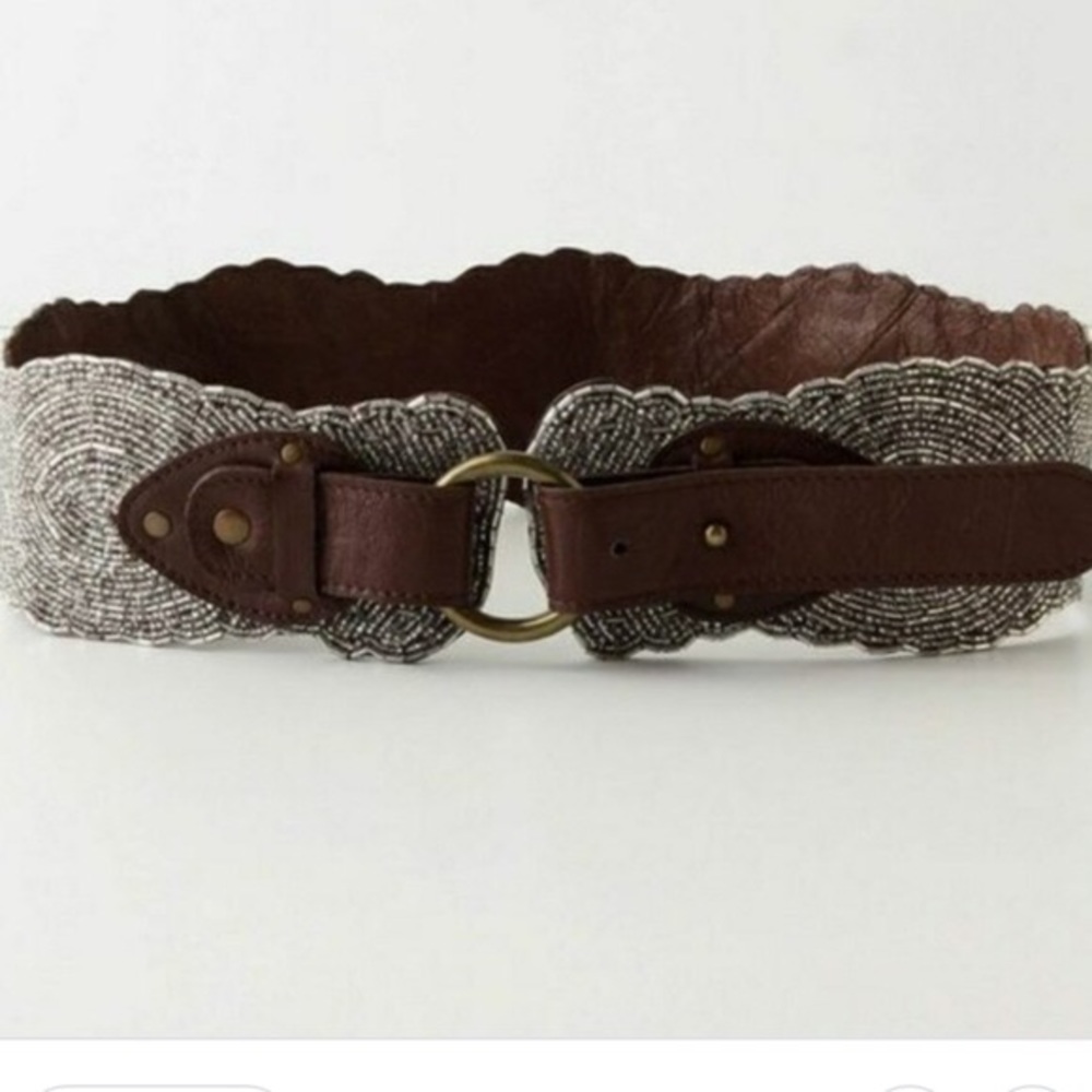 Anthropologie Jasper & Jeera Beaded Belt M